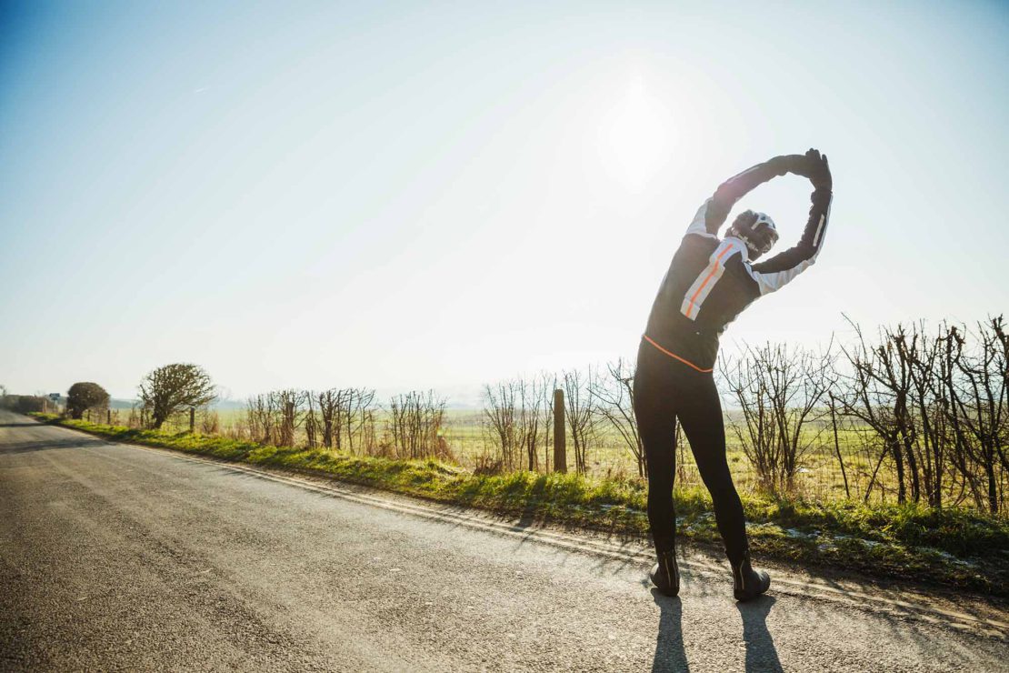 Yoga warm up for cyclists